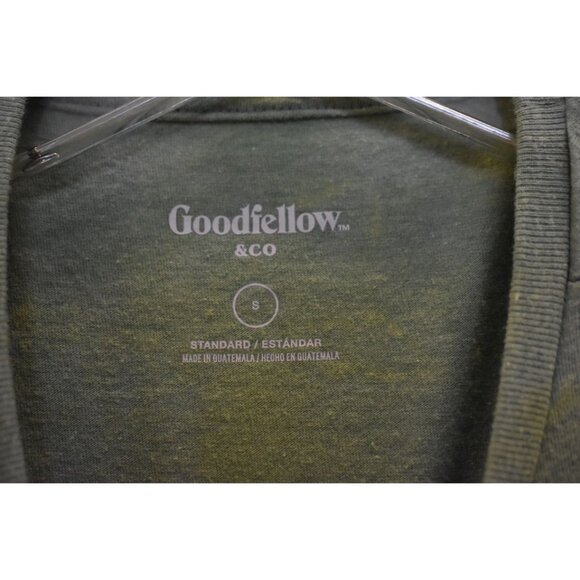 Unisex Goodfellow Green Plant Planet Custom Bleach Dye T-shirt Size S - Picture 4 of 6